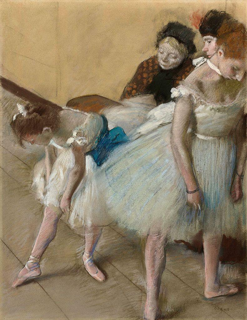 Экзамен по танцам Эдгар Дега 1880, 63.5×48.3 см